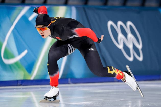 2026-02-09 Speed skating, Eisschnelllauf - Milano Cortina 2026 Winter Olympics - Day 3 MILAN, ITALY - FEBRUARY 9: Ruining Tian of China competing in the Women s 1000m during Day 3 of Speed Skating - Milano Cortina 2026 Winter Olympics at Milano Speed Skating Stadium on February 9, 2026 in Milan, Italy. (Photo by Joris Verwijst BSR Agency) Milan Italy Content not available for redistribution in The Netherlands directly or indirectly through any third parties. Copyright: xBSRxAgencyx