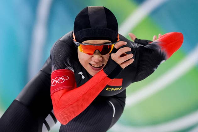 2026-02-09 Speed skating, Eisschnelllauf - Milano Cortina 2026 Winter Olympics - Day 3 MILAN, ITALY - FEBRUARY 9: Ruining Tian of China competing in the Women s 1000m during Day 3 of Speed Skating - Milano Cortina 2026 Winter Olympics at Milano Speed Skating Stadium on February 9, 2026 in Milan, Italy. (Photo by Joris Verwijst BSR Agency) Milan Italy Content not available for redistribution in The Netherlands directly or indirectly through any third parties. Copyright: xBSRxAgencyx