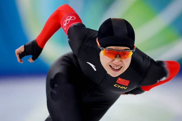 2026-02-09 Speed skating, Eisschnelllauf - Milano Cortina 2026 Winter Olympics - Day 3 MILAN, ITALY - FEBRUARY 9: Ruining Tian of China competing in the Women s 1000m during Day 3 of Speed Skating - Milano Cortina 2026 Winter Olympics at Milano Speed Skating Stadium on February 9, 2026 in Milan, Italy. (Photo by Joris Verwijst BSR Agency) Milan Italy Content not available for redistribution in The Netherlands directly or indirectly through any third parties. Copyright: xBSRxAgencyx