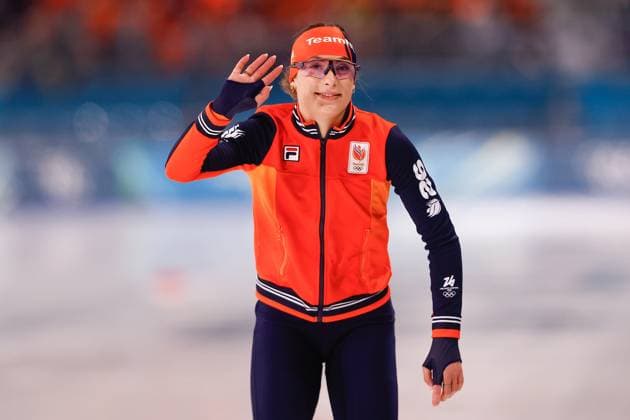 MILAN , 09-02-2026 , Milano Speed skating, Eisschnelllauf Stadium , Olympic Winter games, Winterspiele,Spiele, Summer games 2026 - Speed Skating 1000m ladies, Picture shows Femke Kok Olympic Winter Games 2026 - Speed Skating 1000m ladies  x201440605x Copyright: