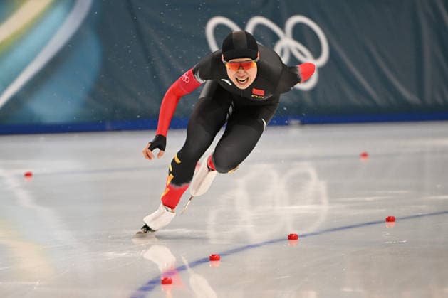 TIAN Ruining (CHN) during Speed skating, Eisschnelllauf Olympic Winter games, Winterspiele,Spiele, Summer games Milano-Cortina 2026 in Milano, Italy, February 09 2026  Copyright: xFilippoxTomasi IPAxSportx xipa-agency.netx xx IPA_71188173 IPA_Agency_IPA71188173