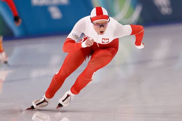 MILAN , 09-02-2026 , Milano Speed skating, Eisschnelllauf Stadium , Olympic Winter games, Winterspiele,Spiele, Summer games 2026 - Speed Skating 1000m ladies, Picture shows Karolina Bosiek Olympic Winter Games 2026 - Speed Skating 1000m ladies  x201440635x Copyright: