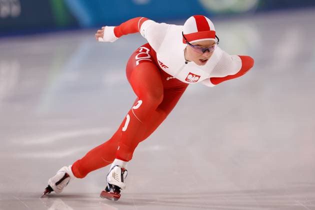 MILAN , 09-02-2026 , Milano Speed skating, Eisschnelllauf Stadium , Olympic Winter games, Winterspiele,Spiele, Summer games 2026 - Speed Skating 1000m ladies, Picture shows Karolina Bosiek Olympic Winter Games 2026 - Speed Skating 1000m ladies  x201440637x Copyright: