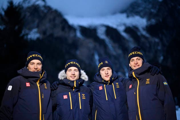 ANTERSELVA, ITALY 20260209 Biathletes Elvira Öberg, Linn Gestblom (formerly Persson), Anna Magnusson and Hanna Öberg before the distance race in the Olympics. *** The image is included in the SPORTS PACKAGE. For others PAYMENT IMAGE *** ANTERSELVA ITALY x10050x *** ANTERSELVA, ITALY 20260209 Biathletes Elvira Öberg, Linn Gestblom formerly Persson , Anna Magnusson and Hanna Öberg before the distance race in the Olympics The image is included in the SPORTS PACKAGE For others PAYMENT IMAGE ANTERSELVA ITALY x10050x  Copyright: xPontusxLundahl TTx 2026 OLYMPICS BIATHING PRESS RELEASE