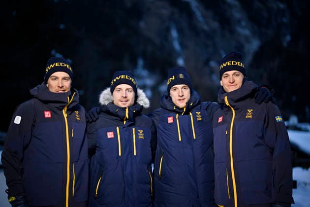 ANTERSELVA, ITALY 20260209 Biathletes Elvira Öberg, Linn Gestblom (formerly Persson), Anna Magnusson and Hanna Öberg before the distance race in the Olympics. *** The image is included in the SPORTS PACKAGE. For others PAYMENT IMAGE *** ANTERSELVA ITALY x10050x *** ANTERSELVA, ITALY 20260209 Biathletes Elvira Öberg, Linn Gestblom formerly Persson , Anna Magnusson and Hanna Öberg before the distance race in the Olympics The image is included in the SPORTS PACKAGE For others PAYMENT IMAGE ANTERSELVA ITALY x10050x  Copyright: xPontusxLundahl TTx 2026 OLYMPICS BIATHING PRESS RELEASE