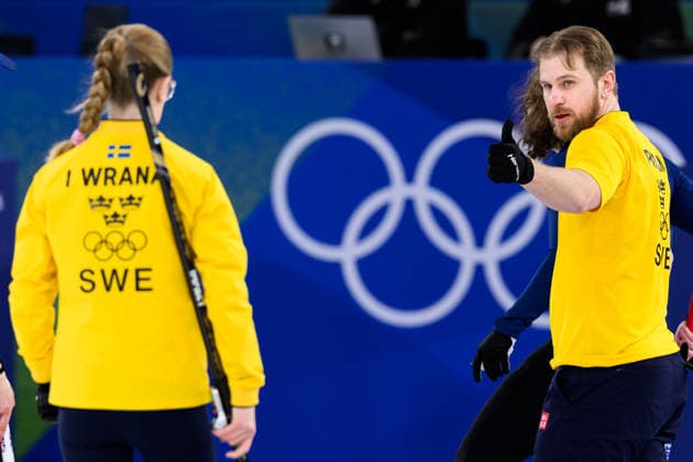 260209 Isabelle Wrana and Rasmus Wrana of Sweden competes in a round robin mixed doubles curling semifinal match between Great Britain and Sweden during day 3 of the 2026 Winter Olympics on February 9, 2026 in Cortina. Photo: Jon Olav Nesvold BILDBYRAN COP 217 JE0114 curling Olympic Games, Olympische Spiele, Olympia, OS olympics winter olympics os ol olympiska spel vinter-os olympiske leker milano cortina 2026 milan cortina 2026 milano cortina 2026 olympic games milano cortina 2026 winter olympic games milano cortina-os milano cortina-ol vinter-ol 3 bbeng sweden sverige *** 260209 Isabelle Wrana and Rasmus Wrana of Sweden competes in a round robin mixed doubles curling semifinal match between Great Britain and Sweden during day 3 of the 2026 Winter Olympics on February 9, 2026 in Cortina Photo Jon Olav Nesvold BILDBYRAN COP 217 JE0114 curling olympic games olympics winter olympics os ol olympiska spel vinter os olympiske leker milano cortina 2026 milan cortina 2026 milano cortina 2026 olympic games milano cortina 2026 winter olympic games milano cortina os milano cortina ol vinter ol 3 bbeng sweden sverige  Copyright: JONxOLAVxNESVOLD BB260209JE010