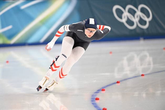 ROSNER Jeannine (AUT) during Speed skating, Eisschnelllauf Olympic Winter games, Winterspiele,Spiele, Summer games Milano-Cortina 2026 in Milano, Italy, February 09 2026  Copyright: xFilippoxTomasi IPAxSportx xipa-agency.netx xx IPA_71188207 IPA_Agency_IPA71188207