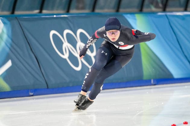 2026-02-09 - Milano Cortina 2026 Winter Olympics 1000m Women MILAN, ITALY - FEBRUARY 9: Nikola Zdrahalova of Czechia during the 1000m Women on day 3 of the Milano Cortina 2026 Winter Olympics at the Milano Speed skating, Eisschnelllauf Arena on February 9, 2026 in Milan, Italy Milan Milano Speed Skating Arena Italy Content not available for redistribution in The Netherlands directly or indirectly through any third parties. Copyright: xAndrexWeeningx