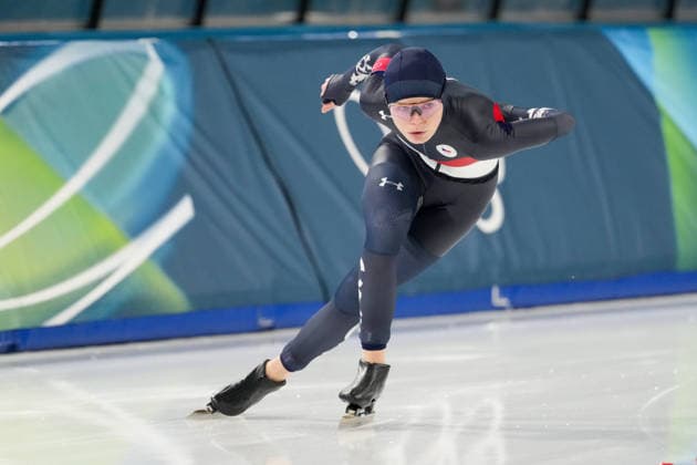 2026-02-09 - Milano Cortina 2026 Winter Olympics 1000m Women MILAN, ITALY - FEBRUARY 9: Nikola Zdrahalova of Czechia during the 1000m Women on day 3 of the Milano Cortina 2026 Winter Olympics at the Milano Speed skating, Eisschnelllauf Arena on February 9, 2026 in Milan, Italy Milan Milano Speed Skating Arena Italy Content not available for redistribution in The Netherlands directly or indirectly through any third parties. Copyright: xAndrexWeeningx