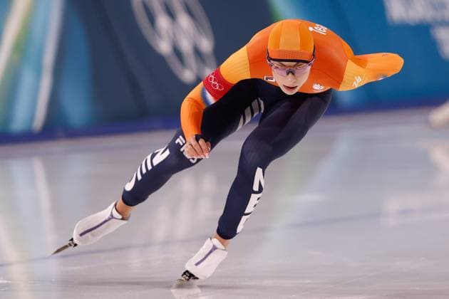 MILAN , 09-02-2026 , Milano Speed skating, Eisschnelllauf Stadium , Olympic Winter games, Winterspiele,Spiele, Summer games 2026 - Speed Skating 1000m ladies, Picture shows Femke Kok Olympic Winter Games 2026 - Speed Skating 1000m ladies  x201440748x Copyright: