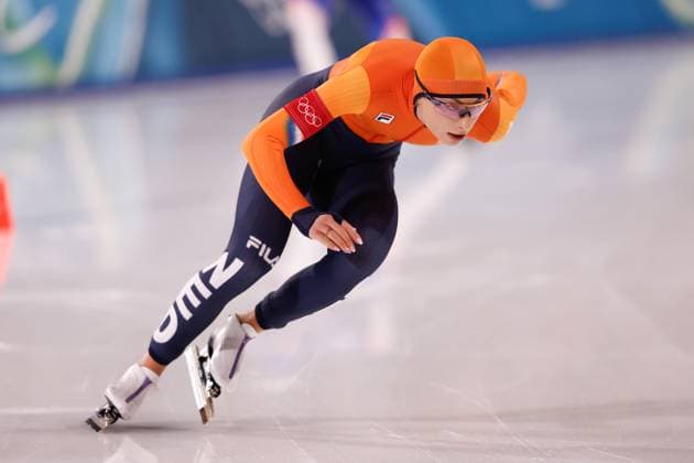 MILAN , 09-02-2026 , Milano Speed skating, Eisschnelllauf Stadium , Olympic Winter games, Winterspiele,Spiele, Summer games 2026 - Speed Skating 1000m ladies, Picture shows Femke Kok Olympic Winter Games 2026 - Speed Skating 1000m ladies  x201440751x Copyright: