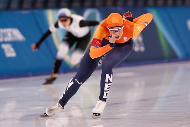 MILAN , 09-02-2026 , Milano Speed skating, Eisschnelllauf Stadium , Olympic Winter games, Winterspiele,Spiele, Summer games 2026 - Speed Skating 1000m ladies, Picture shows Jutta Leerdam Olympic Winter Games 2026 - Speed Skating 1000m ladies  x201440871x Copyright: