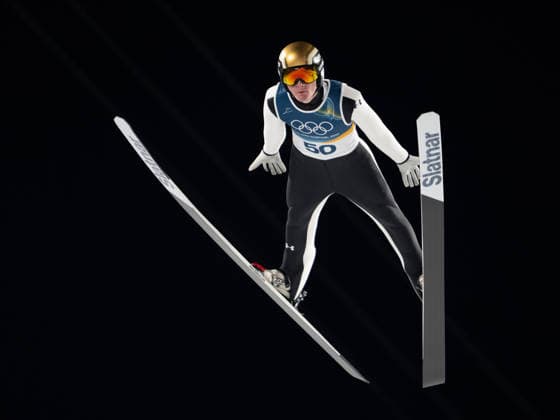 OLYMPICS - Winter Olympic Games, Olympische Spiele, Olympia, OS Milano Cortina 2026 VAL DI FIEMME,ITALY,09.FEB.26 - OLYMPICS, Ski jumping, Skispringen, Ski, nordisch - Winter Olympic Games Milano Cortina 2026, normal hill, men, individual. Image shows Domen Prevc (SLO).  GEPAxpictures xOliverxLerch