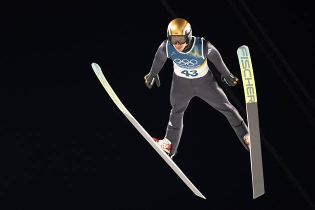 OLYMPICS - Winter Olympic Games, Olympische Spiele, Olympia, OS Milano Cortina 2026 VAL DI FIEMME,ITALY,09.FEB.26 - OLYMPICS, Ski jumping, Skispringen, Ski, nordisch - Winter Olympic Games Milano Cortina 2026, normal hill, men, individual. Image shows Felix Hoffmann (GER).  GEPAxpictures xOliverxLerch