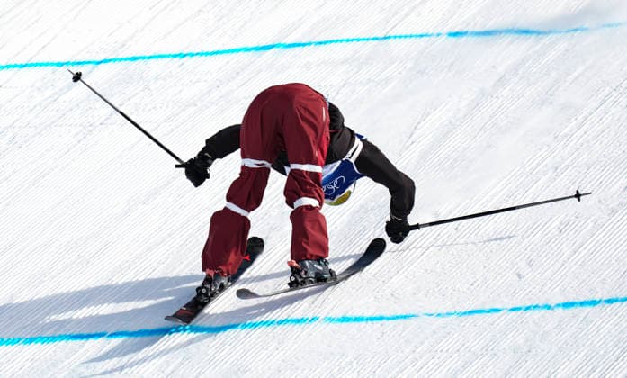 (260209) -- LIVIGNO, Feb. 9, 2026 -- Megan Oldham of Canada competes during the freestyle skiing women s freeski slopestyle final at the Milan-Cortina 2026 Olympic Winter games, Winterspiele,Spiele, Summer games in Livigno, Italy, Feb. 9, 2026. ) (MICO2026)ITALY-LIVIGNO-OLYMPIC WINTER GAMES-FREESTYLE SKIING-WOMEN S FREESKI SLOPESTYLE-FINAL XiaxYifang 