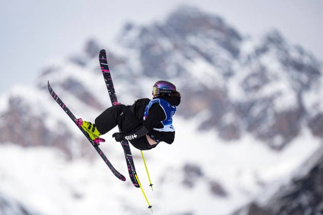 (260209) -- LIVIGNO, Feb. 9, 2026 -- Mathilde Gremaud of Switzerland competes during the freestyle skiing women s freeski slopestyle final at the Milan-Cortina 2026 Olympic Winter games, Winterspiele,Spiele, Summer games in Livigno, Italy, Feb. 9, 2026. ) (MICO2026)ITALY-LIVIGNO-OLYMPIC WINTER GAMES-FREESTYLE SKIING-WOMEN S FREESKI SLOPESTYLE-FINAL XiaxYifang 