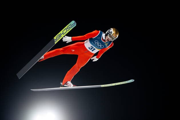DESCHWANDEN Gregor (Schweiz), ITA, Olympische Spiele Milano Cortina 2026, Olympia, Skispringen, Normalschanze Einzel Herren, 09.02.2026 ITA, Olympische Spiele Milano Cortina 2026, Olympia, Skispringen, Normalschanze Einzel Herren, 09.02.2026 Predazzo *** DESCHWANDEN Gregor Switzerland , ITA, Olympic Games Milano Cortina 2026, Olympic Games, Ski Jumping, Normal Hill Mens Single, 09 02 2026 ITA, Olympic Games Milano Cortina 2026, Olympic Games, Ski Jumping, Normal Hill Mens Single, 09 02 2026 Predazzo Copyright: xEibner-Pressefoto Memmlerx EP_MMR