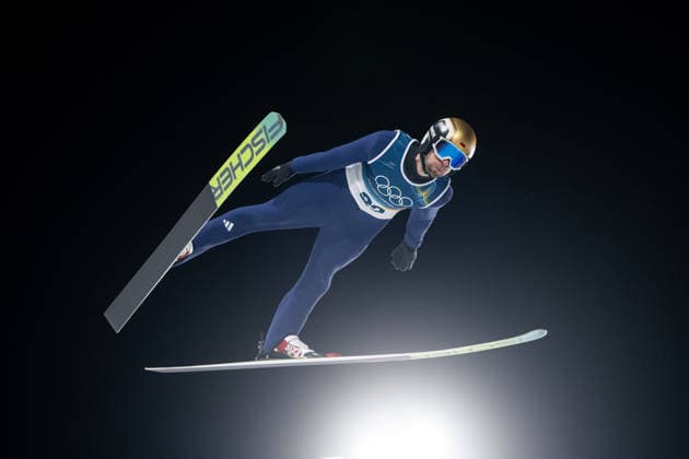 PASCHKE Pius (Deutschland), ITA, Olympische Spiele Milano Cortina 2026, Olympia, Skispringen, Normalschanze Einzel Herren, 09.02.2026 ITA, Olympische Spiele Milano Cortina 2026, Olympia, Skispringen, Normalschanze Einzel Herren, 09.02.2026 Predazzo *** PASCHKE Pius Germany , ITA, Olympic Games Milano Cortina 2026, Olympic Games, Ski Jumping, Normal Hill Individual Men, 09 02 2026 ITA, Olympic Games Milano Cortina 2026, Olympic Games, Ski Jumping, Normal Hill Individual Men, 09 02 2026 Predazzo Copyright: xEibner-Pressefoto Memmlerx EP_MMR