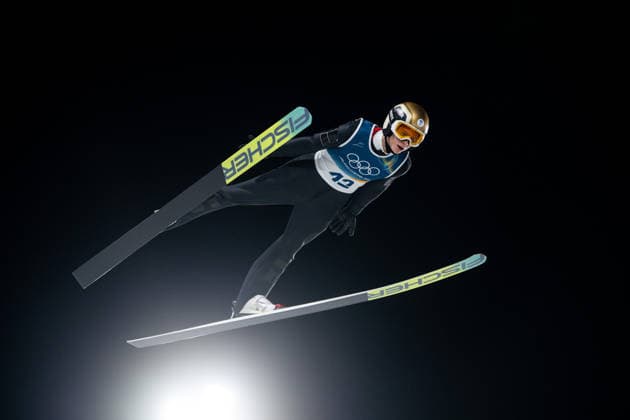 EMBACHER Stephan (Oesterreich), ITA, Olympische Spiele Milano Cortina 2026, Olympia, Skispringen, Normalschanze Einzel Herren, 09.02.2026 ITA, Olympische Spiele Milano Cortina 2026, Olympia, Skispringen, Normalschanze Einzel Herren, 09.02.2026 Predazzo *** EMBACHER Stephan Oesterreich , ITA, Olympic Games Milano Cortina 2026, Olympic Games, Ski Jumping, Normal Hill Individual Men, 09 02 2026 ITA, Olympic Games Milano Cortina 2026, Olympic Games, Ski Jumping, Normal Hill Individual Men, 09 02 2026 Predazzo Copyright: xEibner-Pressefoto Memmlerx EP_MMR