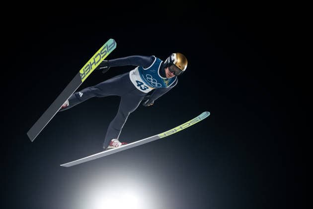 HOFFMANN Felix (Deutschland), ITA, Olympische Spiele Milano Cortina 2026, Olympia, Skispringen, Normalschanze Einzel Herren, 09.02.2026 ITA, Olympische Spiele Milano Cortina 2026, Olympia, Skispringen, Normalschanze Einzel Herren, 09.02.2026 Predazzo *** HOFFMANN Felix Germany , ITA, Olympic Games Milano Cortina 2026, Olympic Games, Ski Jumping, Normal Hill Individual Men, 09 02 2026 ITA, Olympic Games Milano Cortina 2026, Olympic Games, Ski Jumping, Normal Hill Individual Men, 09 02 2026 Predazzo Copyright: xEibner-Pressefoto Memmlerx EP_MMR