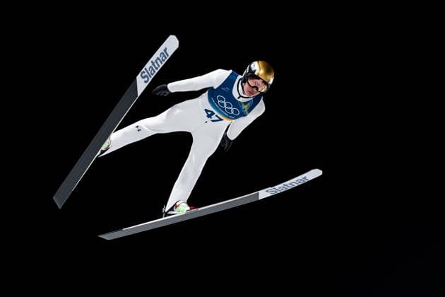 LANISEK Anze (Slowenien), ITA, Olympische Spiele Milano Cortina 2026, Olympia, Skispringen, Normalschanze Einzel Herren, 09.02.2026 ITA, Olympische Spiele Milano Cortina 2026, Olympia, Skispringen, Normalschanze Einzel Herren, 09.02.2026 Predazzo *** LANISEK Anze Slovenia , ITA, Olympic Games Milano Cortina 2026, Olympic Games, Ski Jumping, Normal Hill Individual Men, 09 02 2026 ITA, Olympic Games Milano Cortina 2026, Olympic Games, Ski Jumping, Normal Hill Individual Men, 09 02 2026 Predazzo Copyright: xEibner-Pressefoto Memmlerx EP_MMR