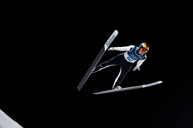 PREVC Domen (Slowenien), ITA, Olympische Spiele Milano Cortina 2026, Olympia, Skispringen, Normalschanze Einzel Herren, 09.02.2026 ITA, Olympische Spiele Milano Cortina 2026, Olympia, Skispringen, Normalschanze Einzel Herren, 09.02.2026 Predazzo *** PREVC Domen Slovenia , ITA, Olympic Games Milano Cortina 2026, Olympic Games, Ski Jumping, Normal Hill Individual Men, 09 02 2026 ITA, Olympic Games Milano Cortina 2026, Olympic Games, Ski Jumping, Normal Hill Individual Men, 09 02 2026 Predazzo Copyright: xEibner-Pressefoto Memmlerx EP_MMR
