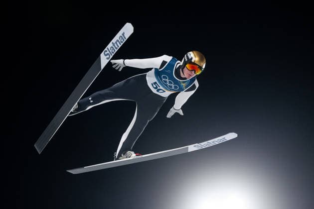 PREVC Domen (Slowenien), ITA, Olympische Spiele Milano Cortina 2026, Olympia, Skispringen, Normalschanze Einzel Herren, 09.02.2026 ITA, Olympische Spiele Milano Cortina 2026, Olympia, Skispringen, Normalschanze Einzel Herren, 09.02.2026 Predazzo *** PREVC Domen Slovenia , ITA, Olympic Games Milano Cortina 2026, Olympic Games, Ski Jumping, Normal Hill Individual Men, 09 02 2026 ITA, Olympic Games Milano Cortina 2026, Olympic Games, Ski Jumping, Normal Hill Individual Men, 09 02 2026 Predazzo Copyright: xEibner-Pressefoto Memmlerx EP_MMR