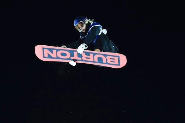 OLYMPICS - Winter Olympic Games, Olympische Spiele, Olympia, OS Milano Cortina 2026 BORMIO,ITALY,09.FEB.26 - OLYMPICS, SNOWBOARD - Winter Olympic Games Milano Cortina 2026, Big Air, final, women. Image shows Anna Gasser (AUT).  GEPAxpictures xWolfgangxGrebien