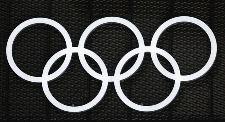 OLYMPICS - Winter Olympic Games, Olympische Spiele, Olympia, OS Milano Cortina 2026 VAL DI FIEMME,ITALY,09.FEB.26 - OLYMPICS, Ski jumping, Skispringen, Ski, nordisch - Winter Olympic Games Milano Cortina 2026, normal hill, men, individual. Image shows olympic rings.  GEPAxpictures xMatthiasxTrinkl