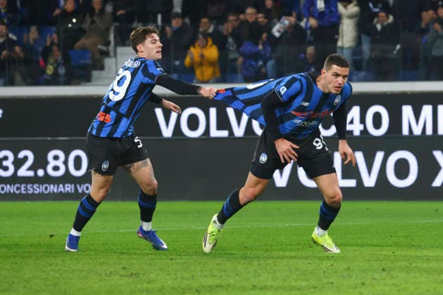 Atalanta BC V US Cremonese - Serie A Nikola Krstovic plays during the Serie A match between Atalanta BC and US Cremonese in Bergamo, Italy, on February 9, 2026, at New Balance Arena Bergamo Italy  Copyright: xMairoxCinquettix originalFilename:cinquetti-atalanta260209_npFrg.jpg