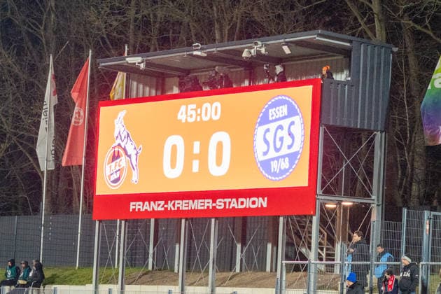 Deutschland: Google Pixel Frauen-Bundesliga 2025 26 1.FC Köln vs SGS Essen, 17. Spieltag - 09.02.2026 - Franz-Kremer-Stadion (NRW) Copyright: xOrhanxHabashx