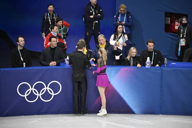 MILANO, ITALIEN 20260209 Isdansarna Milla Ruud Reitan och Nikolaj Majorov aker i den rytmiska dansen i Milano Ice Skating Arena under OS i Milano. *** Bilden ingar i SPORTPAKET. För övriga BETALBILD *** MILANO ITALIEN x10070x *** MILANO, ITALY 20260209 Ice dancers Milla Ruud Reitan and Nikolaj Majorov perform the rhythmic dance in the Milano Ice Skating Arena during the Milan Olympics Picture in SPORT PACKAGE For others PAY PICTURE MILANO ITALY x10070x  Copyright: xJessicaxGow TTx OS 2026 ISDANS
