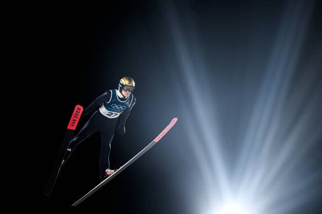 260209 Andreas Wellinger of Germany competes in the first run in the men s normal hill individual Ski jumping, Skispringen, Ski, nordisch test run during day 3 of the 2026 Winter Olympics on February 9, 2026 in Predazzo. Photo: Maxim Thore BILDBYRAN kod MT MT0968 backhoppning ski jumping skihopping Olympic Games, Olympische Spiele, Olympia, OS olympics winter olympics os ol olympiska spel vinter-os olympiske leker milano cortina 2026 milan cortina 2026 milano cortina 2026 olympic games milano cortina 2026 winter olympic games milano cortina-os milano cortina-ol vinter-ol 3 bbeng *** 260209 Andreas Wellinger of Germany competes in the first run in the men s normal hill individual ski jumping test run during day 3 of the 2026 Winter Olympics on February 9, 2026 in Predazzo Photo Maxim Thore BILDBYRAN kod MT MT0968 backhoppning ski jumping skihopping olympic games olympics winter olympics os ol olympiska spel vinter os olympiske leker milano cortina 2026 milan cortina 2026 milano cortina 2026 olympic games milano cortina 2026 winter olympic games milano cortina os milano cortina ol vinter ol 3 bbeng  Copyright: MAXIMxTHORE BB260209MT124