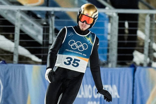 Winter Olympics in Milan Cortina 2026 Val di Fiemme 20260209. Johann Andre Forfang during the 1st round of the men s individual normal hill in the Predazzo Ski jumping, Skispringen, Ski, nordisch Stadium during the Winter Olympics in Milano Cortina 2026. Photo: Terje Pedersen NTB Val di Fiemme Norway EDITORIAL USE ONLY. RESTRICTED USE FOR BETTING COMPANIES Ref:_SPOIfGCJLOAVzU.jpg *** Winter Olympics in Milan Cortina 2026 Val di Fiemme 20260209 Johann Andre Forfang during the 1st round of the men s individual normal hill in the Predazzo Ski Jumping Stadium during the Winter Olympics in Milan Cortina 2026 Photo Terje Pedersen NTB Val di Fiemme Norway EDITORIAL USE ONLY RESTRICTED USE FOR BETTING COMPANIES  Copyright: xTerjexPedersenx xNTBx