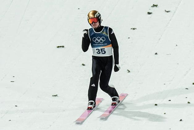 Winter Olympics in Milan Cortina 2026 Val di Fiemme 20260209. Johann Andre Forfang during the 1st round of the men s individual normal hill in the Predazzo Ski jumping, Skispringen, Ski, nordisch Stadium during the Winter Olympics in Milano Cortina 2026. Photo: Terje Pedersen NTB Val di Fiemme Norway EDITORIAL USE ONLY. RESTRICTED USE FOR BETTING COMPANIES Ref:_SPOMOyqUqhQJio.jpg *** Winter Olympics in Milan Cortina 2026 Val di Fiemme 20260209 Johann Andre Forfang during the 1st round of the men s individual normal hill in the Predazzo Ski Jumping Stadium during the Winter Olympics in Milan Cortina 2026 Photo Terje Pedersen NTB Val di Fiemme Norway EDITORIAL USE ONLY RESTRICTED USE FOR BETTING COMPANIES  Copyright: xTerjexPedersenx xNTBx