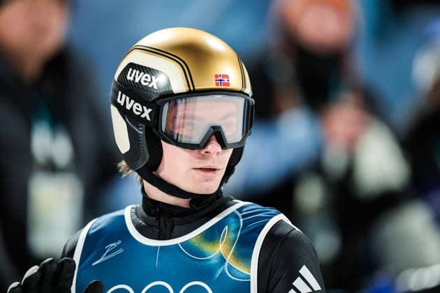 Winter Olympics in Milan Cortina 2026 Val di Fiemme 20260209. Marius Lindvik during the 1st round of the men s individual normal hill in the Predazzo Ski jumping, Skispringen, Ski, nordisch Stadium during the Winter Olympics in Milano Cortina 2026. Photo: Terje Pedersen NTB Val di Fiemme Norway EDITORIAL USE ONLY. RESTRICTED USE FOR BETTING COMPANIES Ref:_SPOBPj1SQRMLKE.jpg *** Winter Olympics in Milan Cortina 2026 Val di Fiemme 20260209 Marius Lindvik during the 1st round of the men s individual normal hill in the Predazzo Ski Jumping Stadium during the Winter Olympics in Milan Cortina 2026 Photo Terje Pedersen NTB Val di Fiemme Norway EDITORIAL USE ONLY RESTRICTED USE FOR BETTING COMPANIES  Copyright: xTerjexPedersenx xNTBx