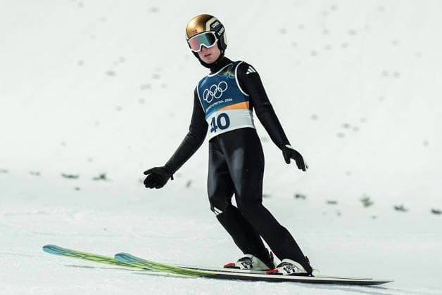 Winter Olympics in Milan Cortina 2026 Val di Fiemme 20260209. Kristoffer Eriksen Sundal during the 1st round of the men s individual normal hill in the Predazzo Ski jumping, Skispringen, Ski, nordisch Stadium during the Winter Olympics in Milano Cortina 2026. Photo: Terje Pedersen NTB Val di Fiemme Norway EDITORIAL USE ONLY. RESTRICTED USE FOR BETTING COMPANIES Ref:_SPO4O7MYocrvoo.jpg *** Winter Olympics in Milan Cortina 2026 Val di Fiemme 20260209 Kristoffer Eriksen Sundal during the 1st round of the men s individual normal hill in the Predazzo Ski Jumping Stadium during the Winter Olympics in Milan Cortina 2026 Photo Terje Pedersen NTB Val di Fiemme Norway EDITORIAL USE ONLY RESTRICTED USE FOR BETTING COMPANIES  Copyright: xTerjexPedersenx xNTBx
