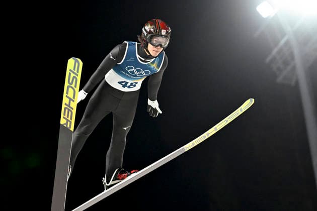 Ren Nikaido of Japan during the men s Ski jumping, Skispringen, Ski, nordisch normal hill event at the Predazzo Skijump Stadium at the Milano Cortina Winter Olympics on February 9, 2026. - RONI REKOMAA Predazzo Italy Cg3SicTyJjM  Copyright: xRonixRekomaax Cg3SicTyJjM
