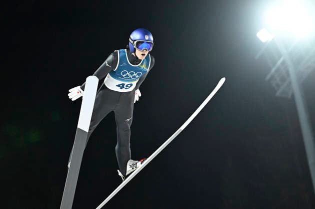 Ryoyu Kobayashi of Japan during the men s Ski jumping, Skispringen, Ski, nordisch normal hill event at the Predazzo Skijump Stadium at the Milano Cortina Winter Olympics on February 9, 2026. - RONI REKOMAA Predazzo Italy Jt-Q910ZLWU  Copyright: xRonixRekomaax Jt-Q910ZLWU