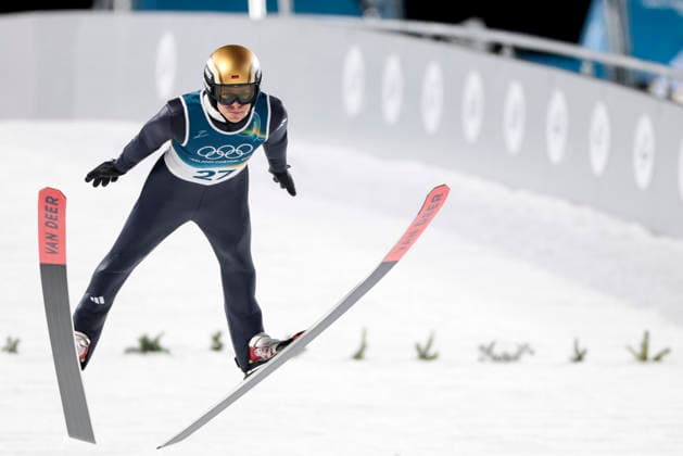 OLYMPICS - Winter Olympic Games, Olympische Spiele, Olympia, OS Milano Cortina 2026 VAL DI FIEMME,ITALY,09.FEB.26 - OLYMPICS, Ski jumping, Skispringen, Ski, nordisch - Winter Olympic Games Milano Cortina 2026, normal hill, men, individual. Image shows Andreas Wellinger (GER).  GEPAxpictures xMatthiasxTrinkl