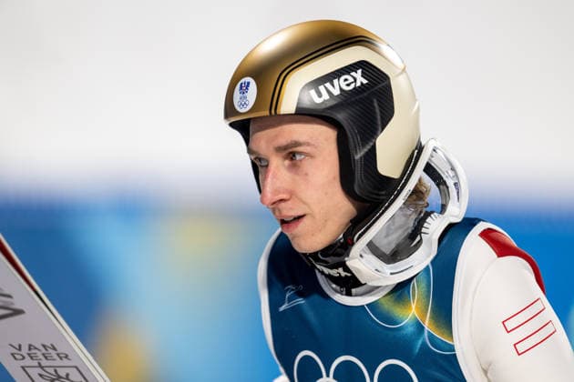 OLYMPICS - Winter Olympic Games, Olympische Spiele, Olympia, OS Milano Cortina 2026 VAL DI FIEMME,ITALY,09.FEB.26 - OLYMPICS, Ski jumping, Skispringen, Ski, nordisch - Winter Olympic Games Milano Cortina 2026, normal hill, men, individual. Image shows Daniel Tschofenig (AUT).  GEPAxpictures xOliverxLerch