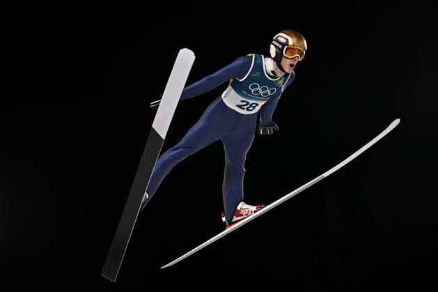 Predazzo, Italy, February 09th 2026. Niko Kytoesaho of Finland in action during the Ski jumping, Skispringen, Ski, nordisch Mens Normal Hill Individual competition of the Olympic Winter games, Winterspiele,Spiele, Summer games 2026 in Predazzo, Italy. (Photo by Igor Kupljenik Sports Press Photo)  Copyright: xIgorxKupljenikx xSPPx Sportspressphoto_SPR90613