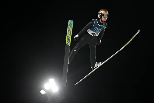 Predazzo, Italy, February 09th 2026. Kristoffer Eriksen Sundal of Norway in action during the Ski jumping, Skispringen, Ski, nordisch Mens Normal Hill Individual competition of the Olympic Winter games, Winterspiele,Spiele, Summer games 2026 in Predazzo, Italy. (Photo by Igor Kupljenik Sports Press Photo)  Copyright: xIgorxKupljenikx xSPPx Sportspressphoto_SPR90614
