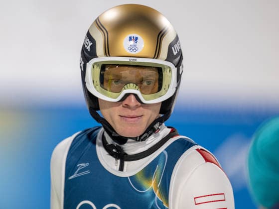 OLYMPICS - Winter Olympic Games, Olympische Spiele, Olympia, OS Milano Cortina 2026 VAL DI FIEMME,ITALY,09.FEB.26 - OLYMPICS, Ski jumping, Skispringen, Ski, nordisch - Winter Olympic Games Milano Cortina 2026, normal hill, men, individual. Image shows Jan Hoerl (AUT).  GEPAxpictures xOliverxLerch