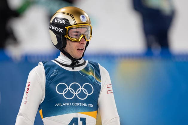 OLYMPICS - Winter Olympic Games, Olympische Spiele, Olympia, OS Milano Cortina 2026 VAL DI FIEMME,ITALY,09.FEB.26 - OLYMPICS, Ski jumping, Skispringen, Ski, nordisch - Winter Olympic Games Milano Cortina 2026, normal hill, men, individual. Image shows Stefan Kraft (AUT).  GEPAxpictures xOliverxLerch