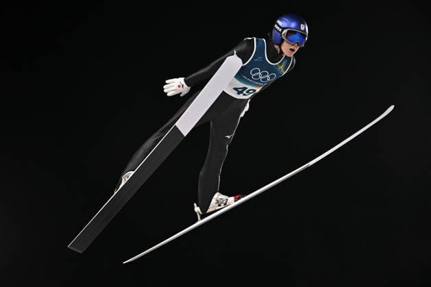 Predazzo, Italy, February 09th 2026. Ryoyu Kobayashi of Japan in action during the Ski jumping, Skispringen, Ski, nordisch Mens Normal Hill Individual competition of the Olympic Winter games, Winterspiele,Spiele, Summer games 2026 in Predazzo, Italy. (Photo by Igor Kupljenik Sports Press Photo)  Copyright: xIgorxKupljenikx xSPPx Sportspressphoto_SPR90633