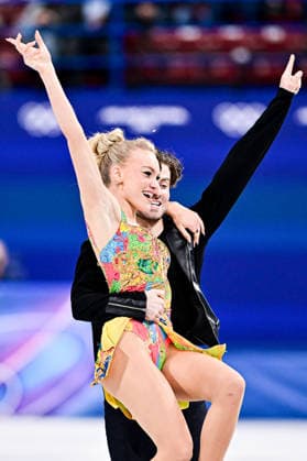 Phebe BEKKER & James HERNANDEZ (GBR), during Ice Dance Rhythm Dance, at the Olympic Winter games, Winterspiele,Spiele, Summer games Milano Cortina 2026, at Milano Ice Skating Arena, on February 9, 2026 in Milan, Italy. Noxthirdxpartyxsales  aflo_319119665
