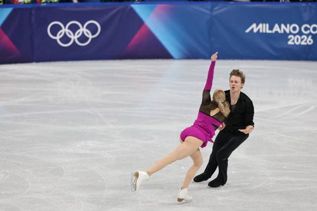 Winter Olympics - Figure skating, Eiskunstlauf Team Event Ice Dance-Rhythm Dance - Milan Milla Reitan and Nikolaj Majorov of Team Sweden compete in the figure skating team event ice dance-rhythm dance during the Milano Cortina 2026 Winter Olympic Games, Olympische Spiele, Olympia, OS at Milano Ice Skating Arena in Milan on February 9, 2026. Photo by Alexis Jumeau ABACAPRESS.COM Milan Italy  Copyright: xJMP ABACAx
