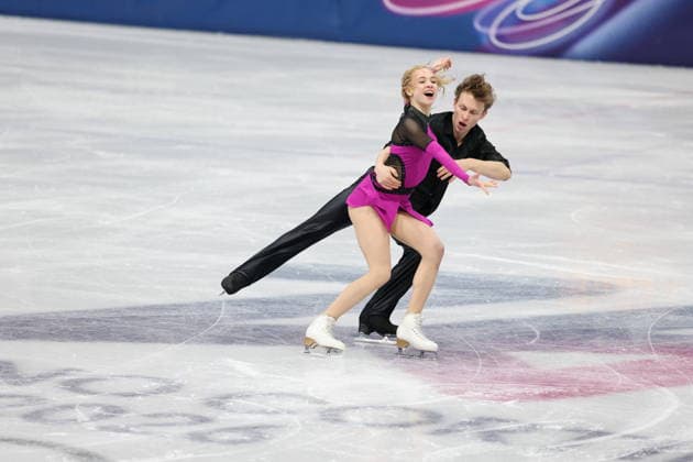 Winter Olympics - Figure skating, Eiskunstlauf Team Event Ice Dance-Rhythm Dance - Milan Milla Reitan and Nikolaj Majorov of Team Sweden compete in the figure skating team event ice dance-rhythm dance during the Milano Cortina 2026 Winter Olympic Games, Olympische Spiele, Olympia, OS at Milano Ice Skating Arena in Milan on February 9, 2026. Photo by Alexis Jumeau ABACAPRESS.COM Milan Italy  Copyright: xJMP ABACAx