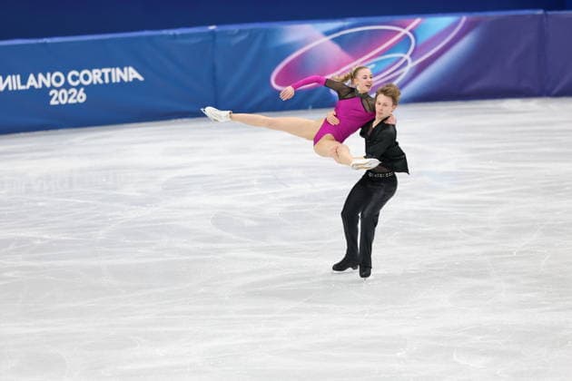Winter Olympics - Figure skating, Eiskunstlauf Team Event Ice Dance-Rhythm Dance - Milan Milla Reitan and Nikolaj Majorov of Team Sweden compete in the figure skating team event ice dance-rhythm dance during the Milano Cortina 2026 Winter Olympic Games, Olympische Spiele, Olympia, OS at Milano Ice Skating Arena in Milan on February 9, 2026. Photo by Alexis Jumeau ABACAPRESS.COM Milan Italy  Copyright: xJMP ABACAx